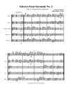Brahms Scherzo from Serenade No.2 set for Woodwind Quintet