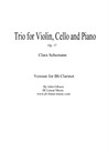 Clara Schumann Trio for clarinet, cello and piano