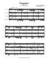 Gottschalk's Pasquinade for clarinet quartet