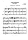 Minuet by Boccherini for Flute, Oboe, and Bassoon Trio