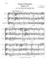 Minuet by Boccherini for 2 Oboe and English Horn Trio