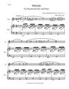Melodie by Fanny Mendelssohn for flute, oboe, clarinet, or bassoon and piano