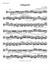 Solfeggietto by C.P.E. Bach for solo (unaccompanied) clarinet