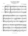 In Bethlehem's Cradle, Puerto Rican Chrismas song for Clarinet Trio