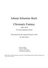 Chromatic Fantasy for solo (unaccompanied) Clarinet